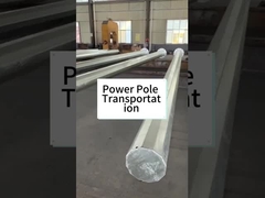 المصنع قطب فولاذي محمّل ساخن قطب طاقة معدني