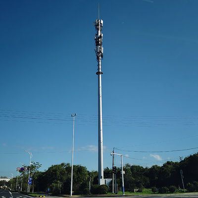 100FT 120FT قطب الاتصالات قطب الاتصالات المصنوع من ASTM A572 GR65 Steel