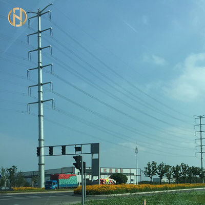 220KV أنبوبي الصلب القطب الصلب نقل القطب 230KV EN Stardand