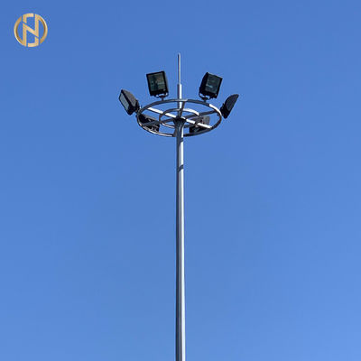 برج الإضاءة الثابتة من نوع High Mast للإضاءة 25M 30M 35M حسب الطلب