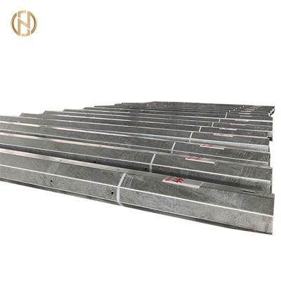 Dodecagon الكهربائية الصلب القطب القطب تراجع الساخنة المجلفن 32M 110FT