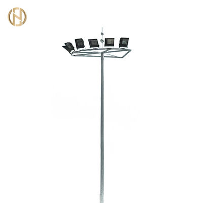 35M غطس ساخن غلفانيوم أعمدة إضاءة عالية مع أضواء LED