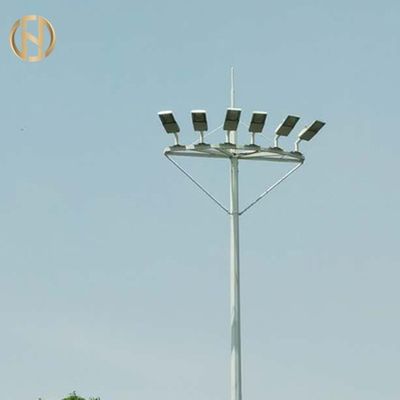 متعدد الأضلاع Q460 ضوء الشارع عالية الصاري الخفيفة القطب تداخل اتصال