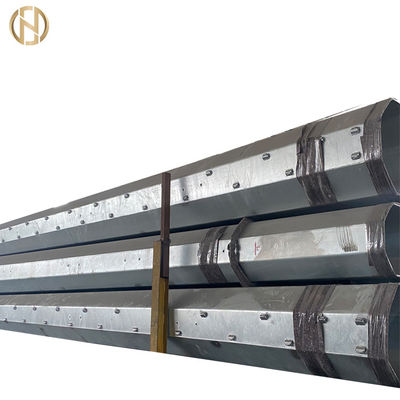 عمود الطاقة المعدني المخصص 132KV خط نقل سطح HDG