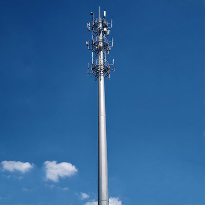 شراء 100FT 120FT قطب الاتصالات معالجة السطح المغلفة بالغرق الساخن و Futao الاتصالات حساب الانحناء بعد online manufacture