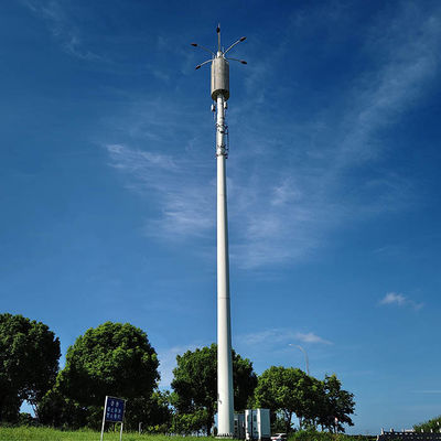 شراء Customizable Height and Wind Design for Telecommunication Post with Steel Pole Structure Analysis Report online manufacture