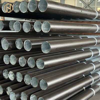 شراء عمود فولاذي مجلفن بالغمس الساخن Q355 مخصص 6م 9م 12م عمود كهربائي متدرج لإنارة الشوارع ونقل الطاقة online manufacture