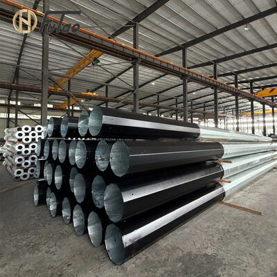 يشتري 10kV-33kV قطب الاستخدام الحديدي Q355B قطب واحد متعدد الأبعاد لخطوط التوزيع online manufacture