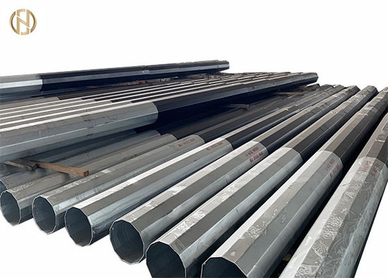 شراء المجلفن القطب أنبوبي الصلب القطب 33KV برج تعليق الدائرة المزدوجة online manufacture