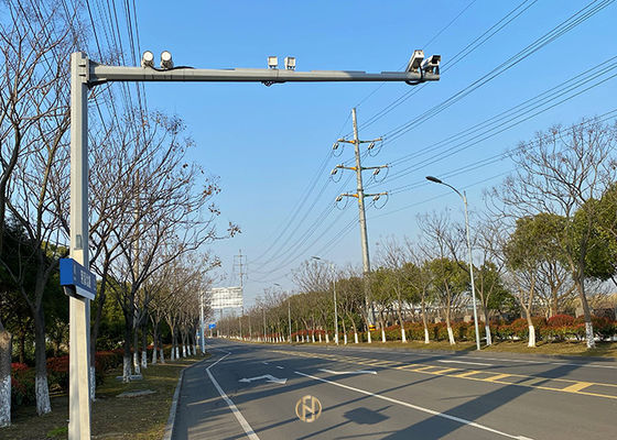 شراء SGS Q345 8M تلسكوبي Cctv القطب L نوع RAL اللون القياسي online manufacture