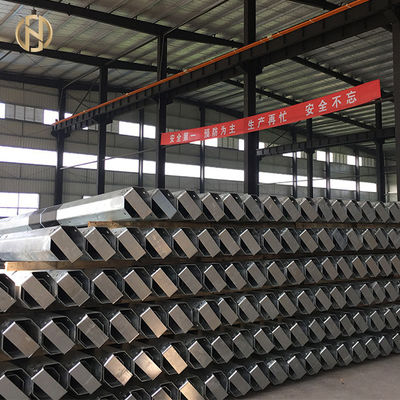 شراء تراجع الساخنة المجلفن أنبوبي القطب الصلب 17M 3000daN عامل السلامة 2.0 online manufacture