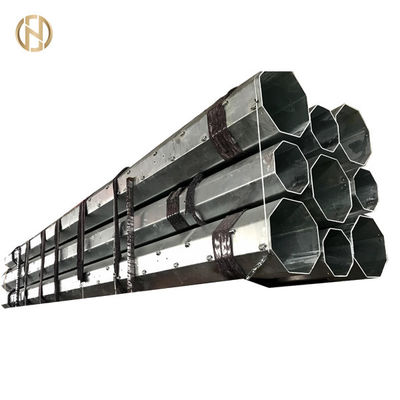 شراء تخصيص عمود الطاقة المعدنية 132KV خط نقل القطب HDG السطح online manufacture