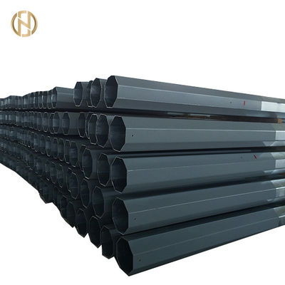 شراء مخصص الصلب فائدة القطب 18 متر الطول مع طلاء الايبوكسي الأسود online manufacture