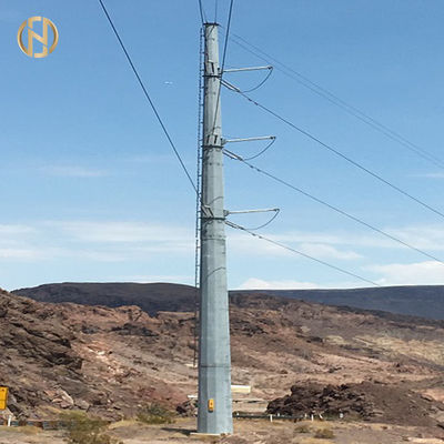 شراء القطب الطاقة المعدنية المجلفنة NEA 105FT 110FT 30M 32M 138KV 132KV online manufacture