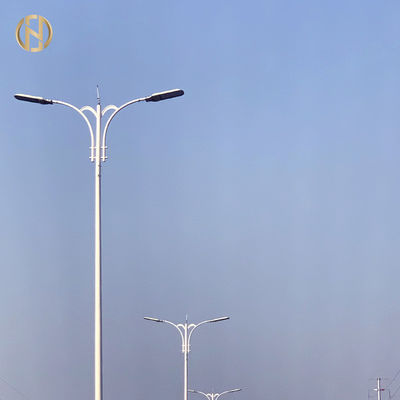 شراء أرضية مثبتة 3m 6m 8m 12m مخصصة حار الغطس الغلفانزية ثمانية الأطراف خارجية مصباح القاعدة لإضاءة الشوارع online manufacture