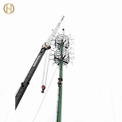 شراء مطار القطب أحادي القطب للاتصالات ارتفاع 15 م - 60 م سمك 2 مم - 30 مم online manufacture