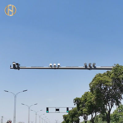 شراء مضلع الشكل CCTV كاميرا القطب تراجع الساخنة المشاركات الدوائر التلفزيونية المغلقة المجلفن مع اللوحة online manufacture