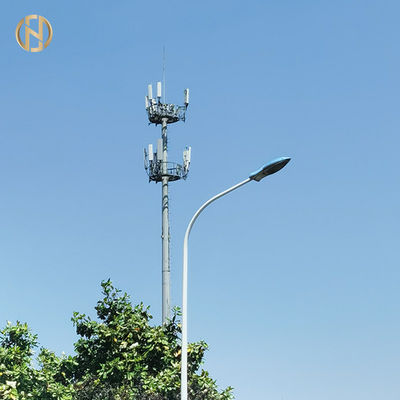شراء 20FT كهربائي شارع ضوء القطب القطب مصباح الشارع بذراع واحد أو مزدوج online manufacture
