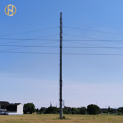 شراء 10.5M 35FT القطب الصلب المثمن 500daN 5KN GR65 مع شهادة ISO 9001 online manufacture