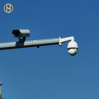 شراء الصلب CCTV كاميرا القطب L نوع 1 م - 30 م طول الذراع خدمة الحياة الطويلة online manufacture