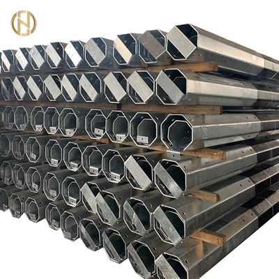 شراء 3-4.5mm سمك أنبوبي الصلب القطب الصلب أعمدة الطاقة الجهد المنخفض مع البقاء online manufacture