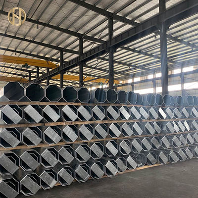 شراء 12M المجلفن الأنبوبي المجلفن Post Class 7 1340daN Safety Factor 2.0 online manufacture