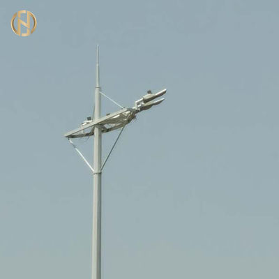 شراء Octadecagon High Mast Street Light Pole Hot Dip المغلفنة 20M 30M 36M online manufacture