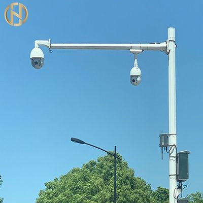 شراء متعدد الأضلاع تلسكوبي CCTV كاميرا القطب 11m الأمن صاري الكاميرا online manufacture