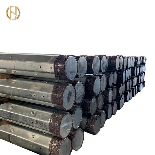 33KV 12m الصلب المنفعة القطب تراجع الساخنة القطب الصلب المجلفن مقاومة الرياح