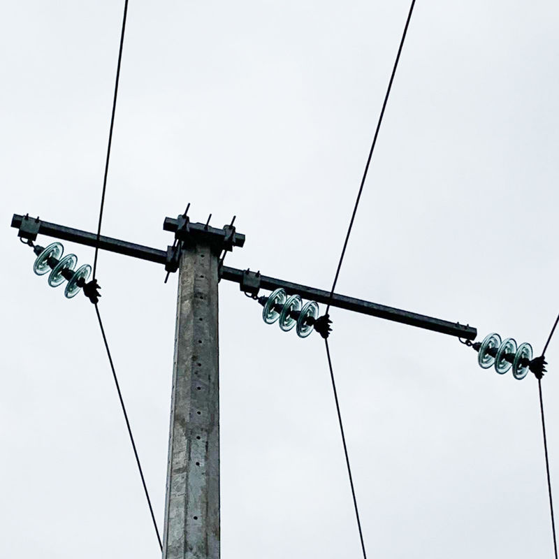 ملحقات القطب الكهربائي المجلفن 33KV 6300S Power Pole Cross Arm