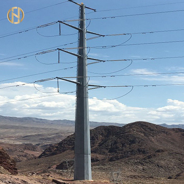 الدعم الذاتي الطاقة المعدنية القطب 32 م 0-30 درجة دوديكاجون 166KV خط نقل