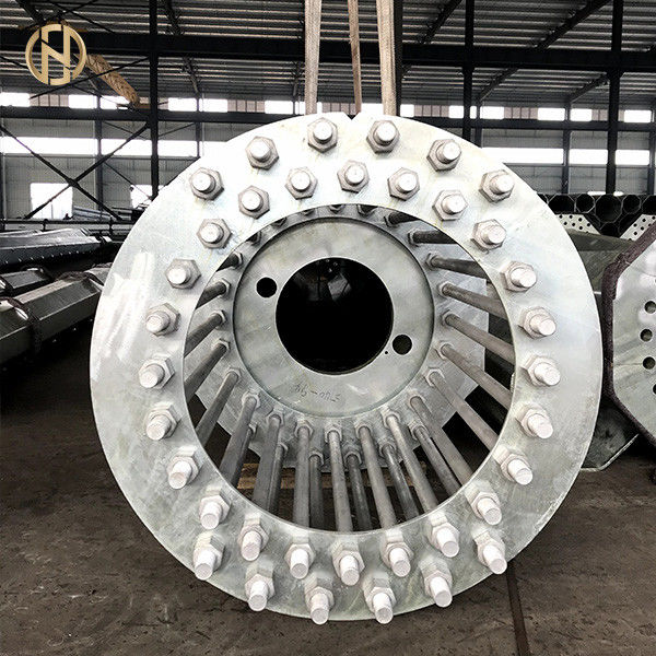 132kV خط نقل الكهرباء تعليق التوتر نوع المجلفن مسحوق الطلاء