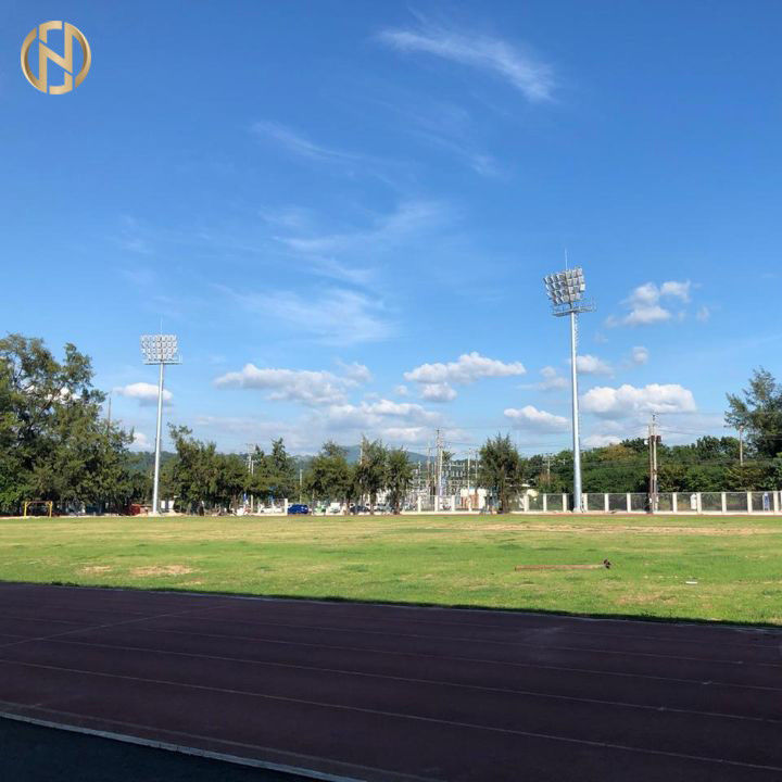 المجلفن والرذاذ الطلاء عالية الصاري القطب 35M 40M 4 القسم لمحطة الشحن