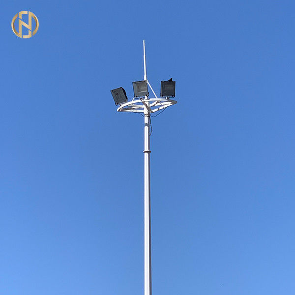 Dodecagon شكل القطب السامي ماست القطب المجلفن الخفيفة 75FT 80FT