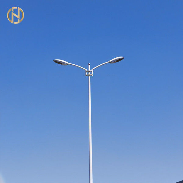 5M Q235B Street Light Post Round Conical All In One مقاومة للزلازل