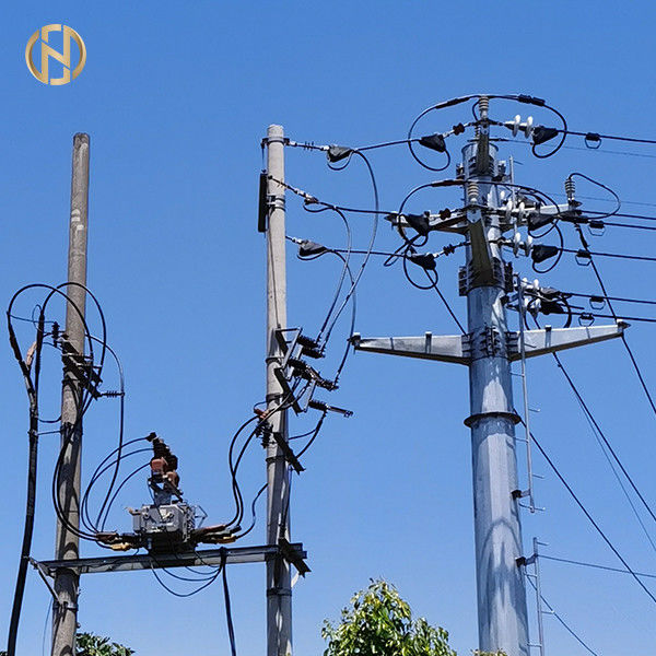 99.9٪ زنك 15KV قطب خط علوي EN10046 75um جلفنة منتهية جيدًا