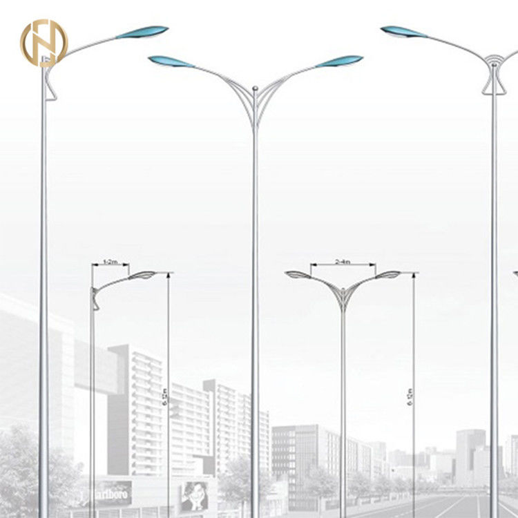 3m 4m 6m 10m Street Light Pole Highway في الهواء الطلق عمود إنارة الشوارع