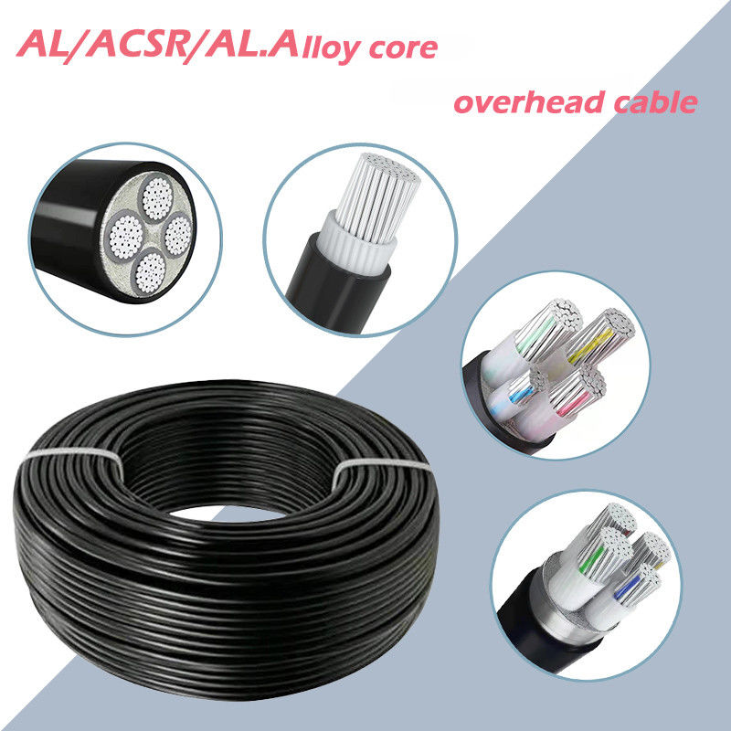 PVC PE المعزول AAC سبيكة موصل الجهد الكهربي العلوي